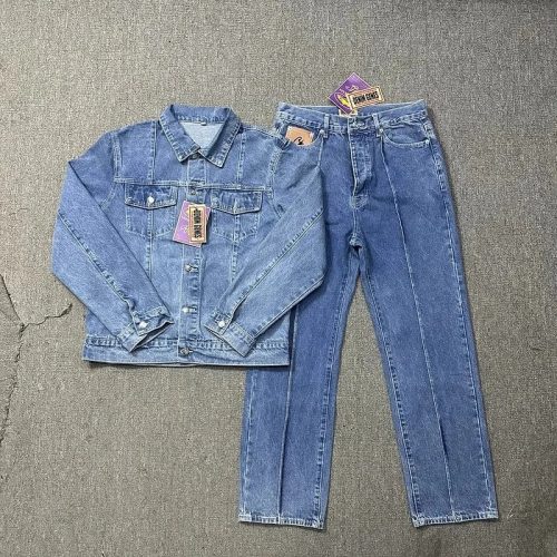 Denim Chicks Denim Set Vintage Matching Set Blue
