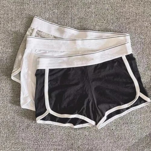 Design Contrast Trim Boxer Briefs Cotton Underwear Multicolor