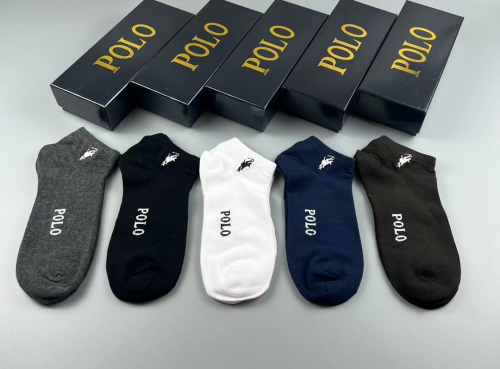 Polo Ralph Lauren Polo Ankle Cotton Socks Multicolor