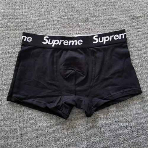 Supreme Boxer Briefs Comfortable Underwear Black