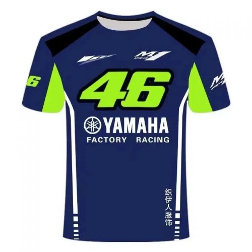 Yamaha Valentino Rossi 46 Factory Racing Graphic Jersey Blue and Green
