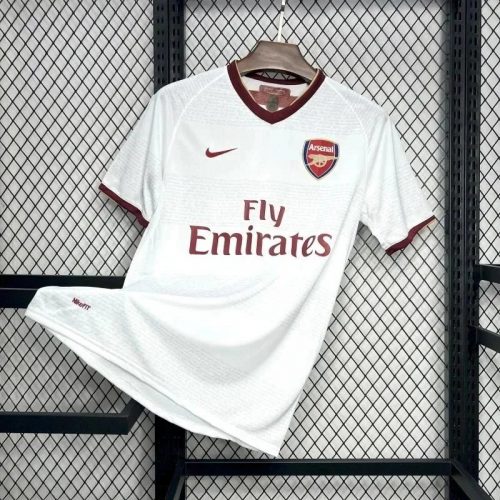 Nike Arsenal 2007-2008 Away Retro Soccer Jersey White