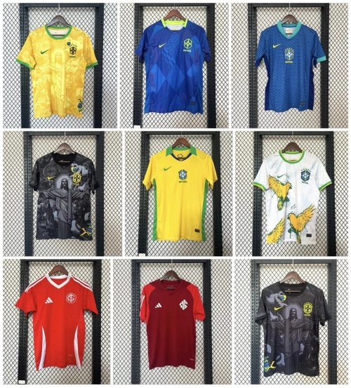 Nike Brazil National Team Soccer Jersey Graphic Football Kit Multicolor