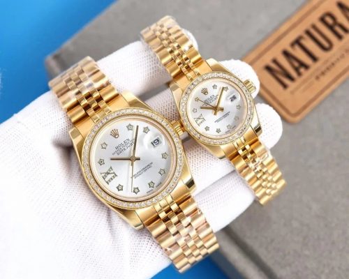 Rolex Datejust Luxury Diamond Watch Gold