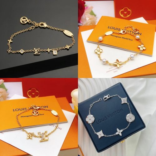 Louis Vuitton LV Blooming Bracelet Elegant Chain Gold
