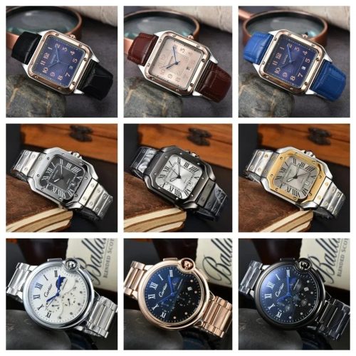 Cartier Santos and Ballon Bleu Luxury Watch Collection Multicolor
