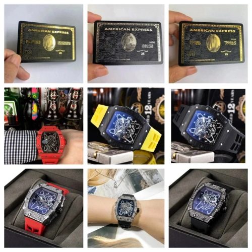 Richard Mille RM 011 Sporty Skeleton Watch Black and Yellow