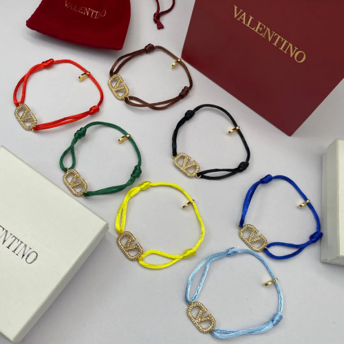Valentino VLogo Signature Cord Bracelet Multicolor Jewelry