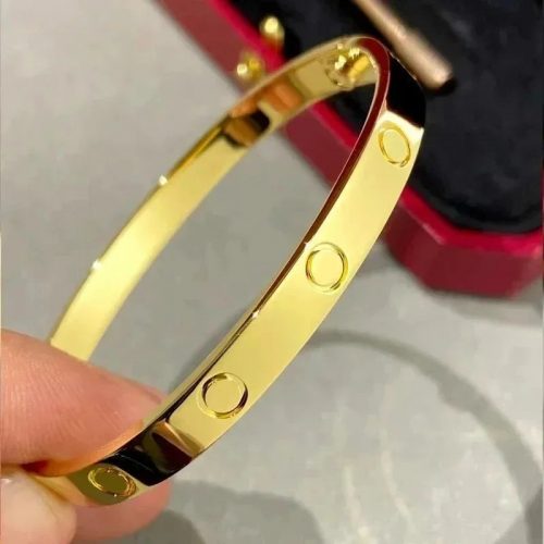 Cartier Love Bracelet Iconic Gold Bangle Gold