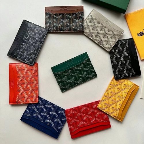 Goyard Saint Sulpice Iconic Pattern Card Holder Multicolor