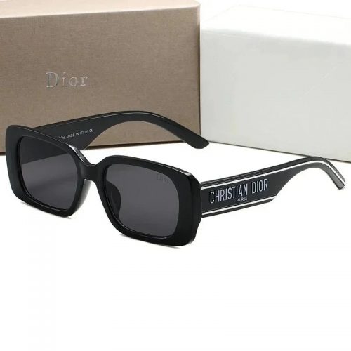 Dior Signature Rectangular Sunglasses Black