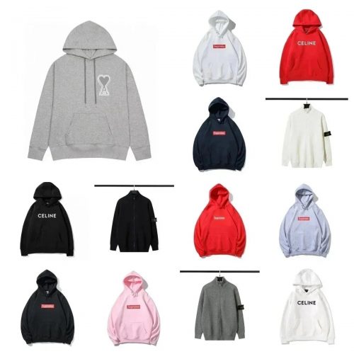 Supreme Box Logo Hoodie Casual Sweatshirt Multicolor