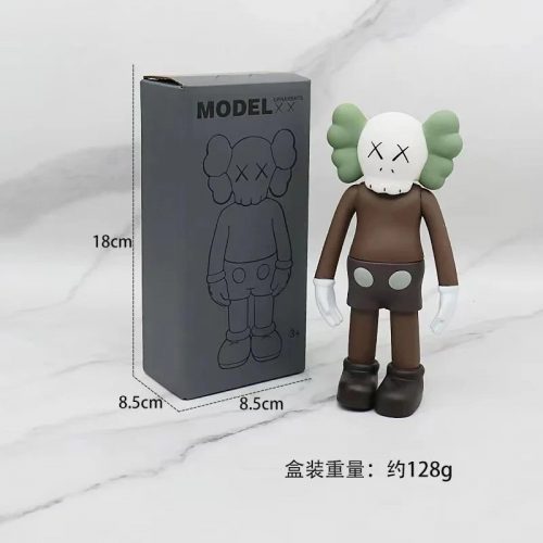 KAWS Companion Ornament Collectible Figure Brown and Green