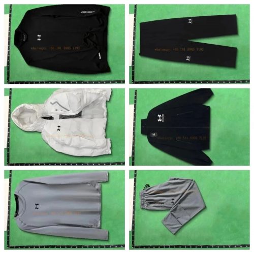 Under Armour UA Training Set Athletic Activewear Black and Gray