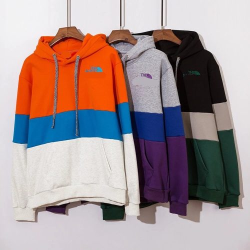 The North Face Colorblock Hoodie Casual Sweatshirt Multicolor