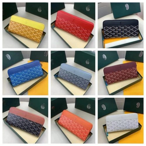 Goyard Matignon PM Zip Around Wallet Multicolor