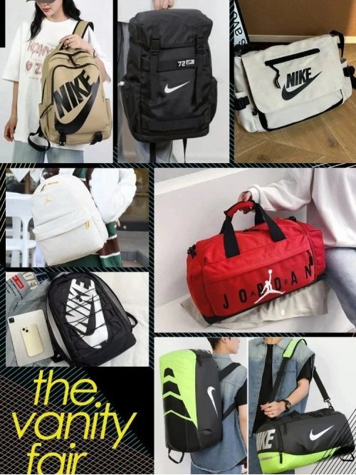Nike Heritage Collection Sporty Backpack and Duffle Bag Multicolor