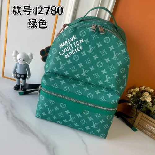 Louis Vuitton LV Christopher Monogram Canvas Travel Backpack Green