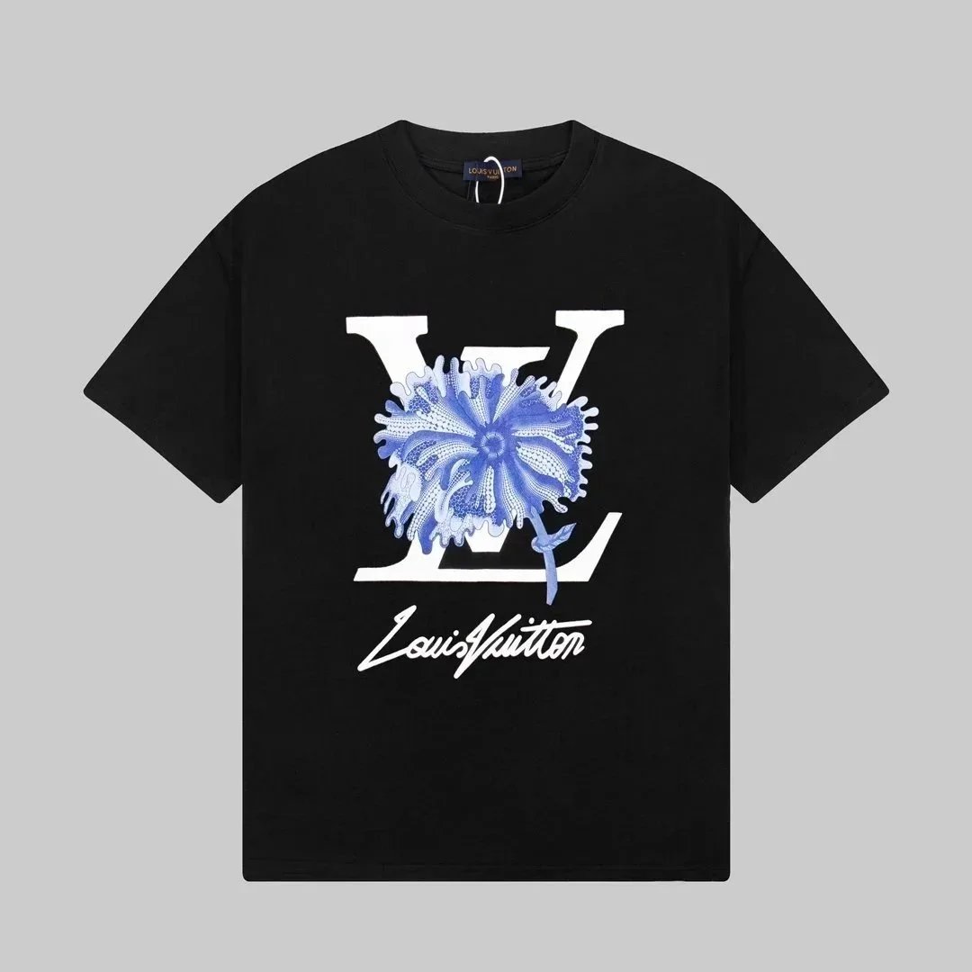 黑色蓝花标002 黑色蓝花标002