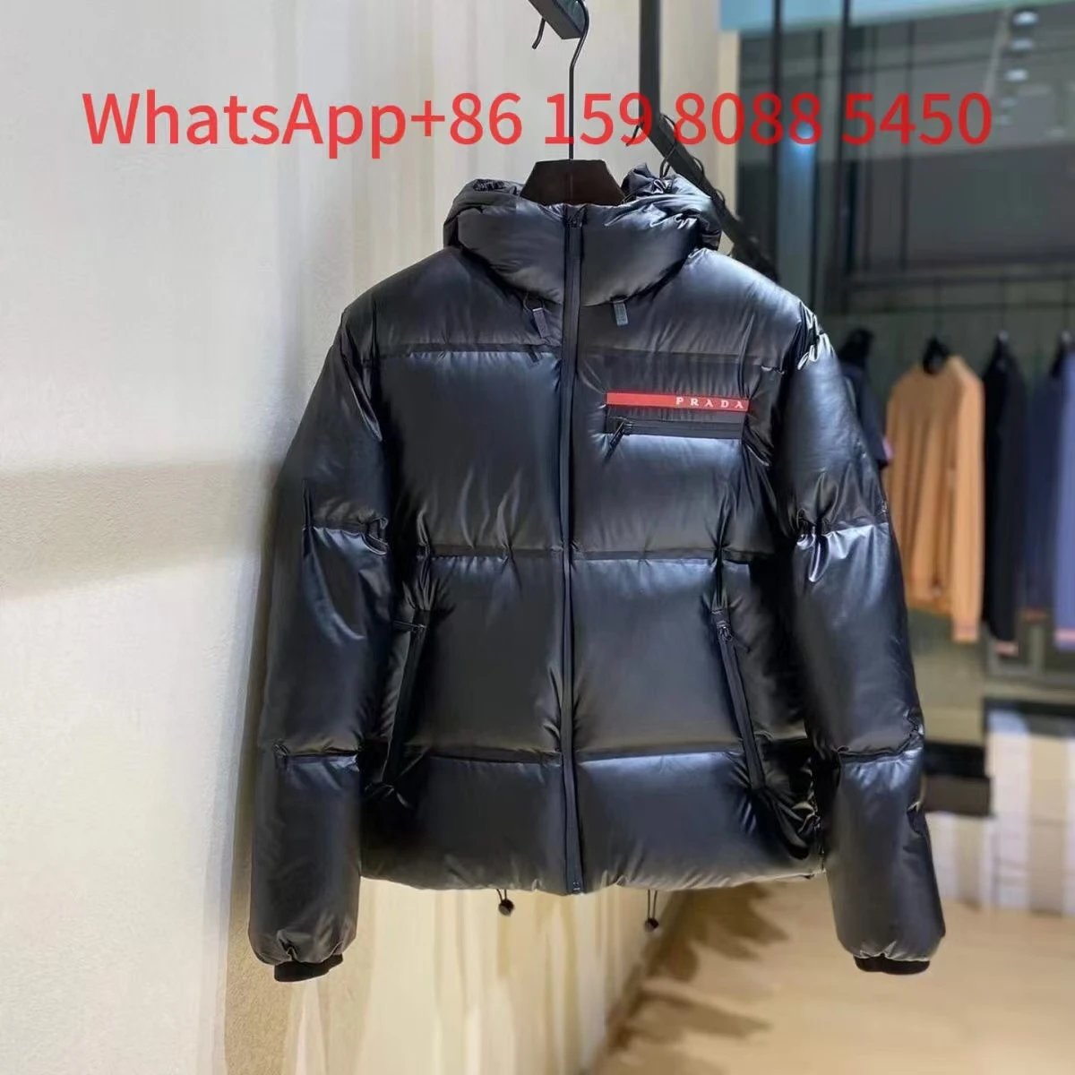 连帽黑色(高品质白鸭绒) 连帽黑色(高品质白鸭绒)