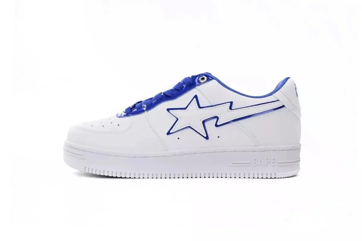 White Blue Border White Blue Border