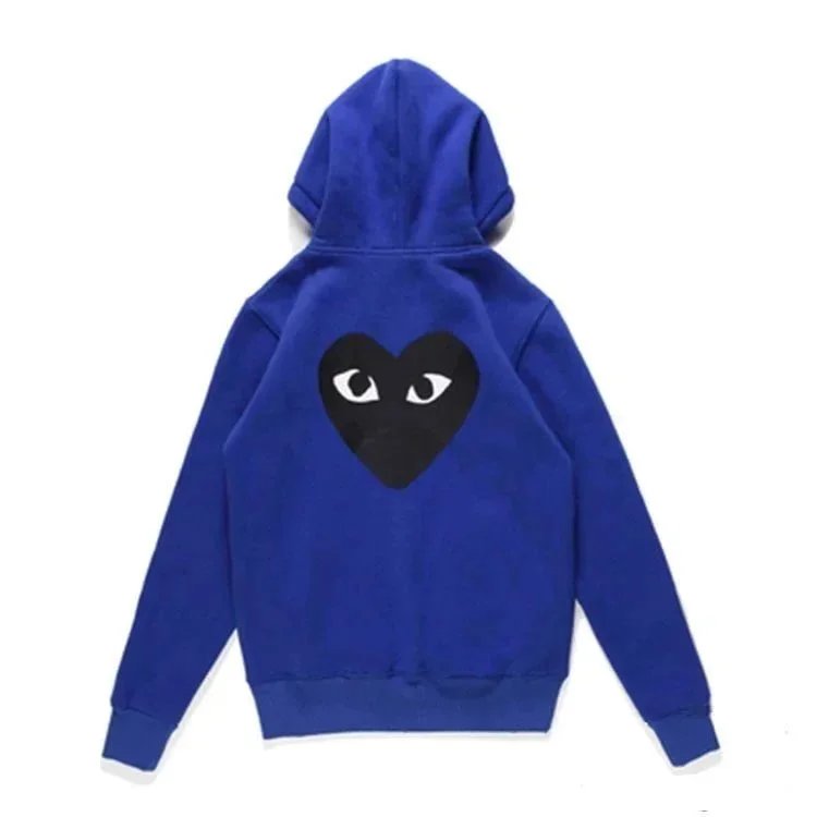 加绒蓝色开衫背后大黑心 加绒蓝色开衫背后大黑心