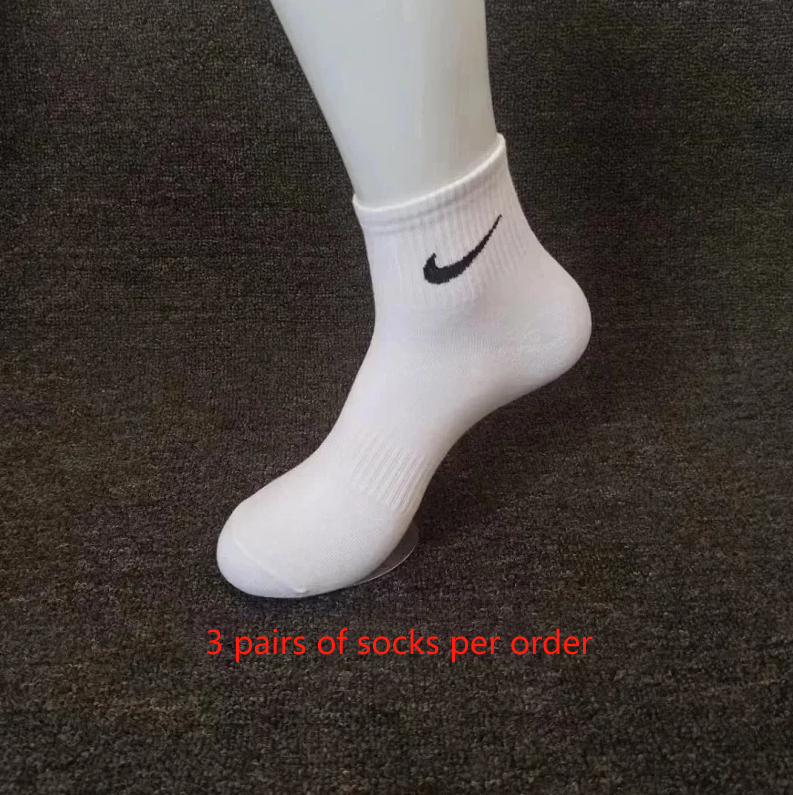 3双装白色中筒毛巾底 3双装白色中筒毛巾底