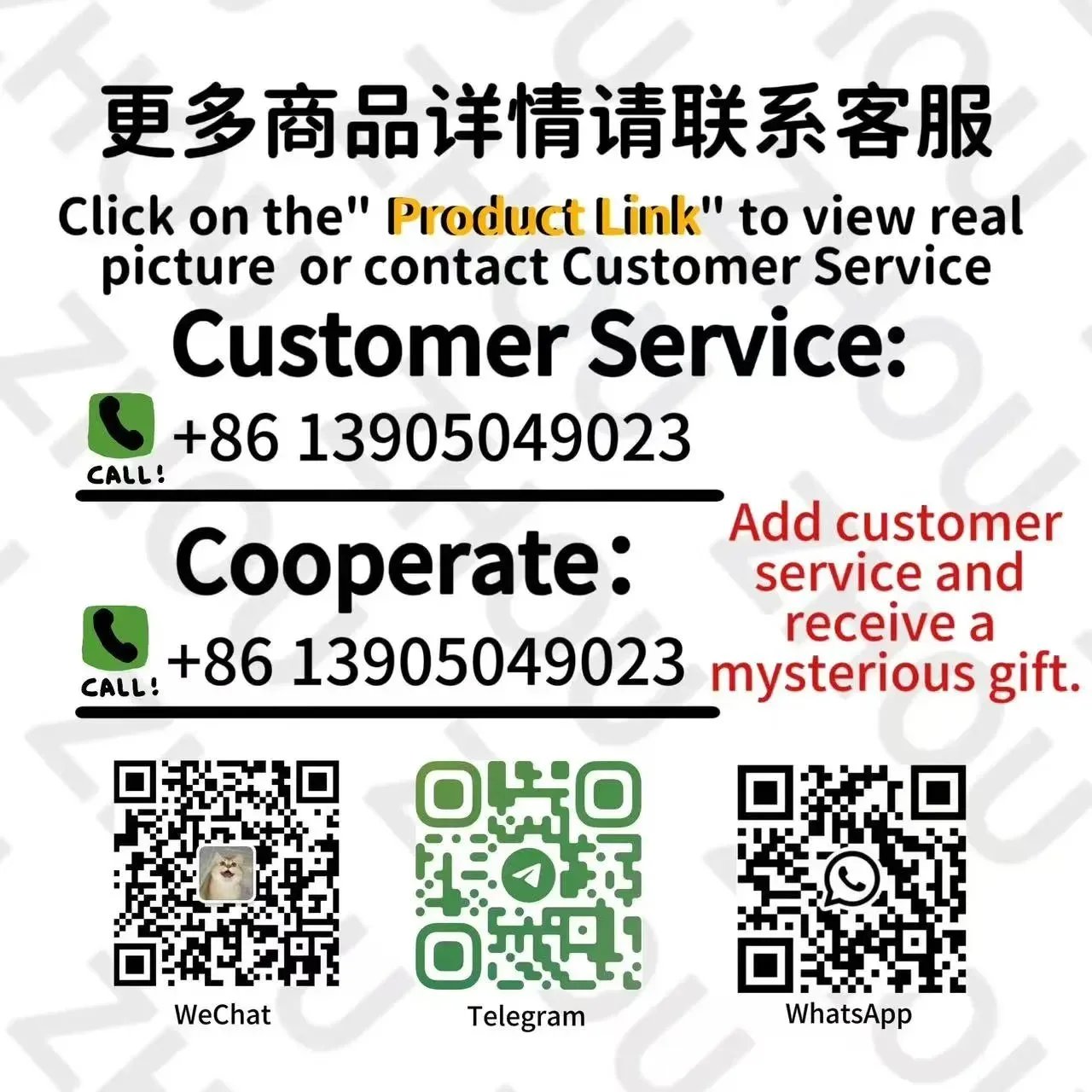 Contact customer service for more colors Contact customer service for more colors