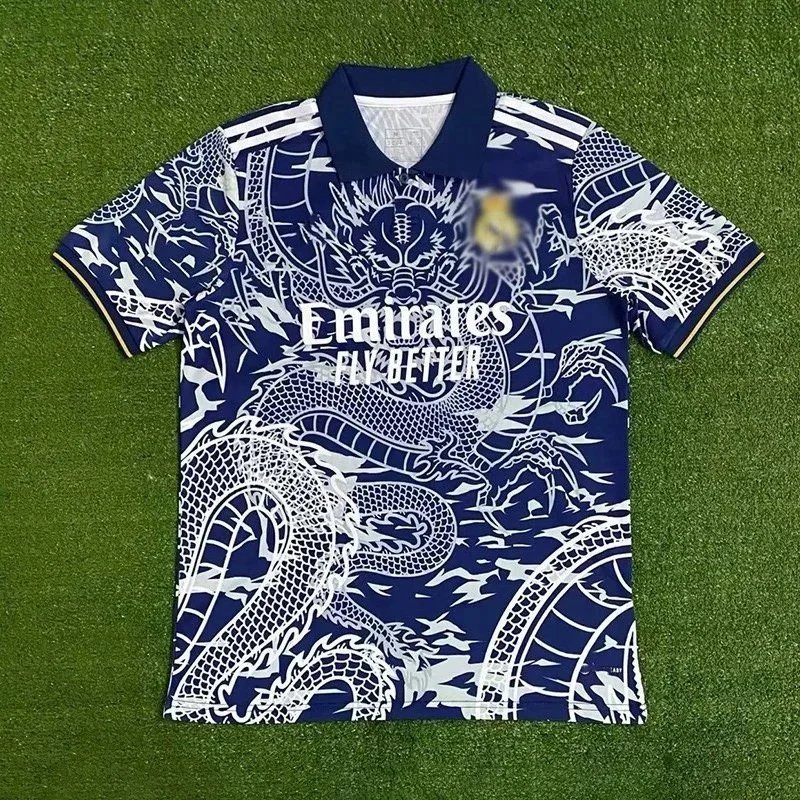 皇马宝蓝龙纹