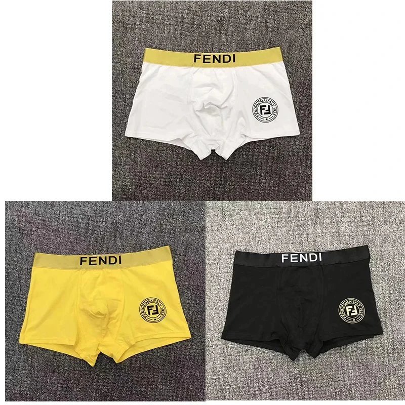 FENDI 白+黑+黄 礼盒装