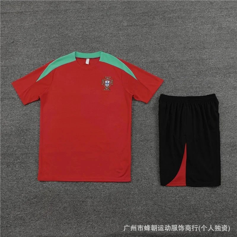 2425短袖葡萄牙红色