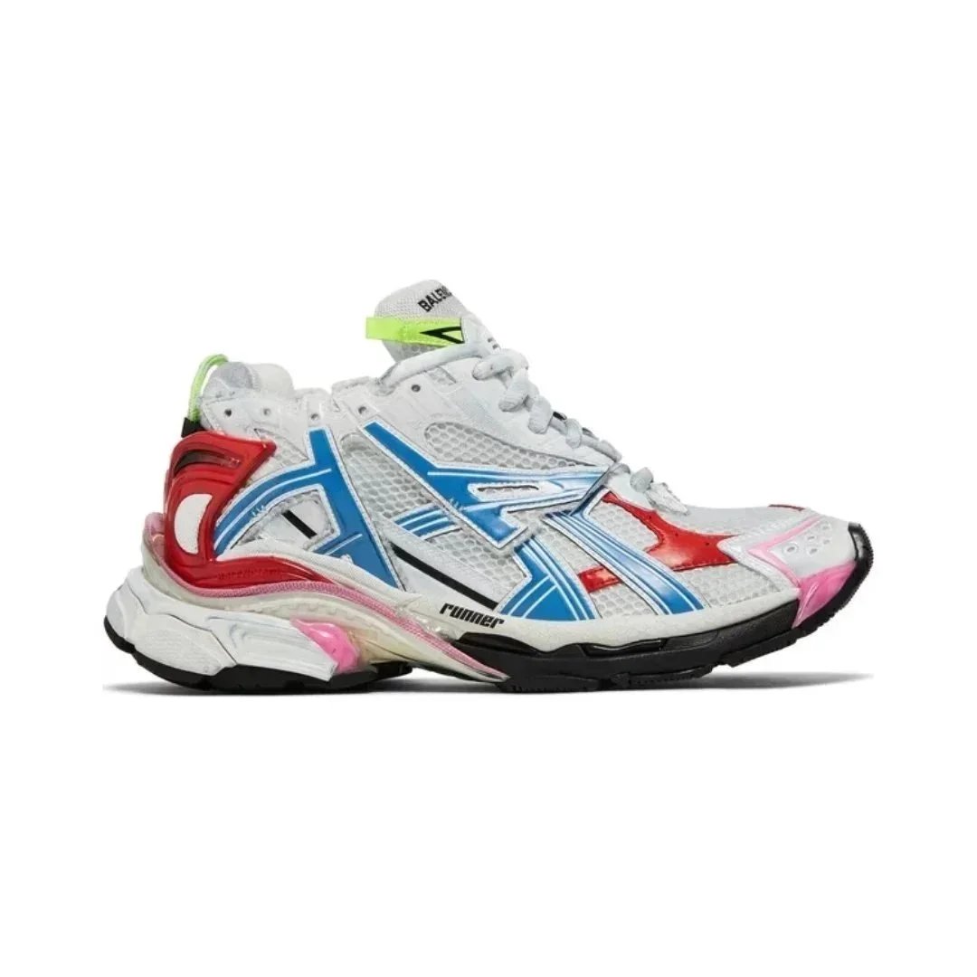 White Red Blue Pink