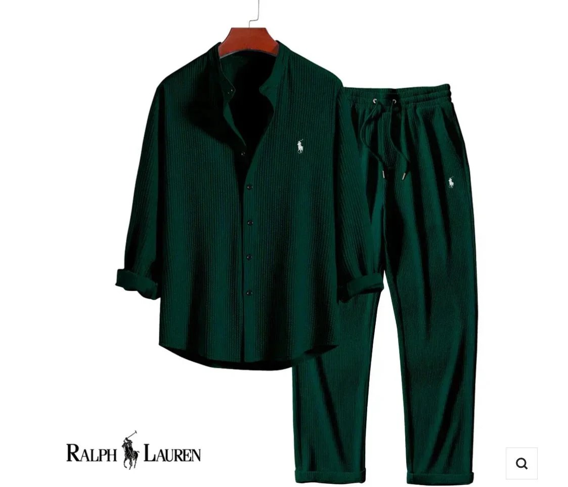 Ralph Lauren立领长袖长裤 绿