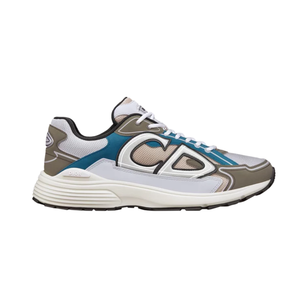 White Beige Blue Olive