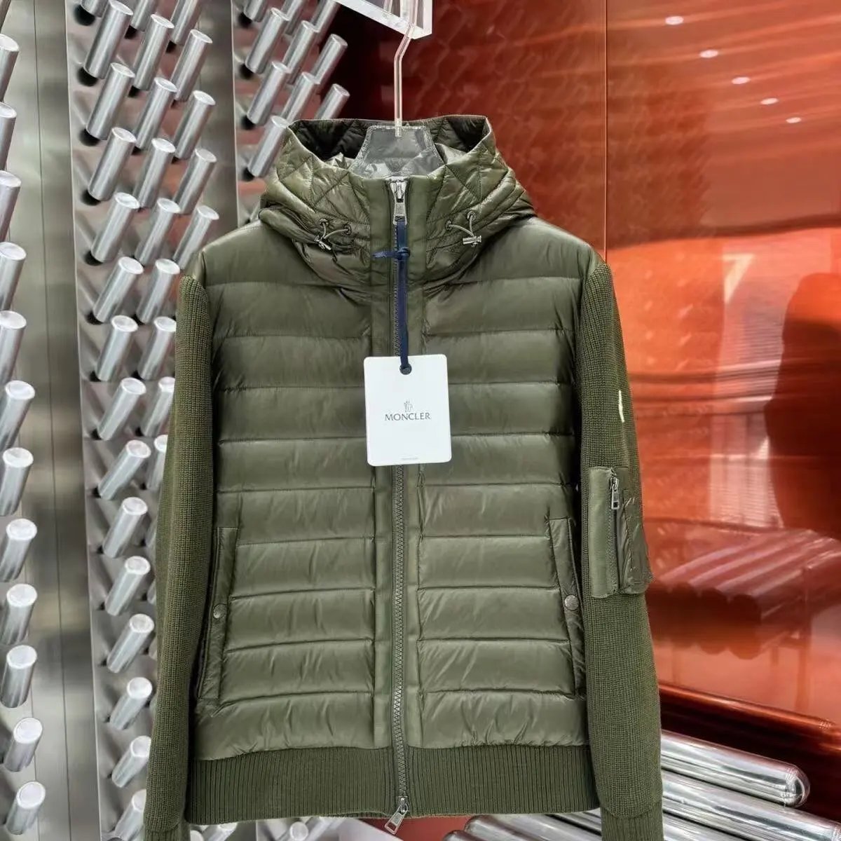 1-绿色白标（连帽）高品质