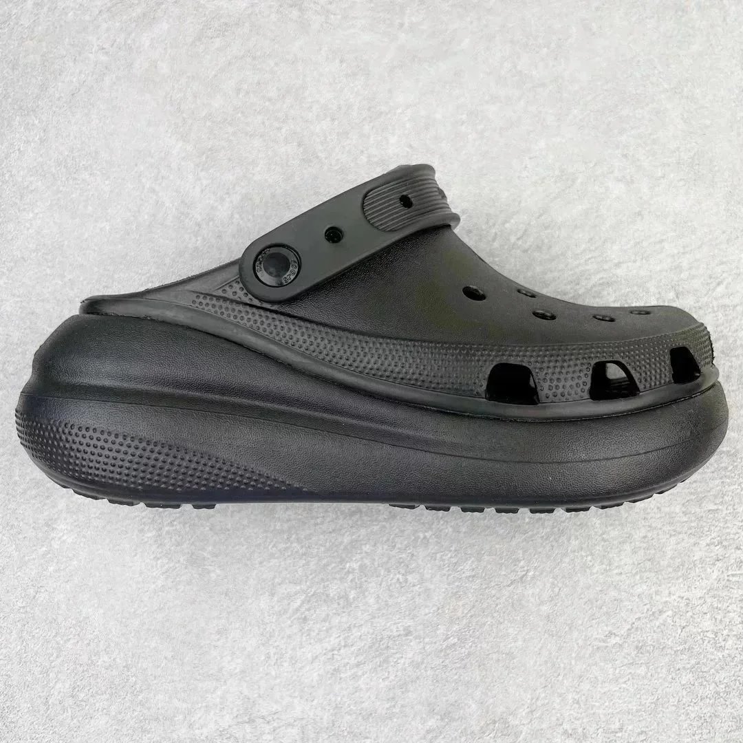 DG版本 Crocs泡芙 黑色 偏大一码