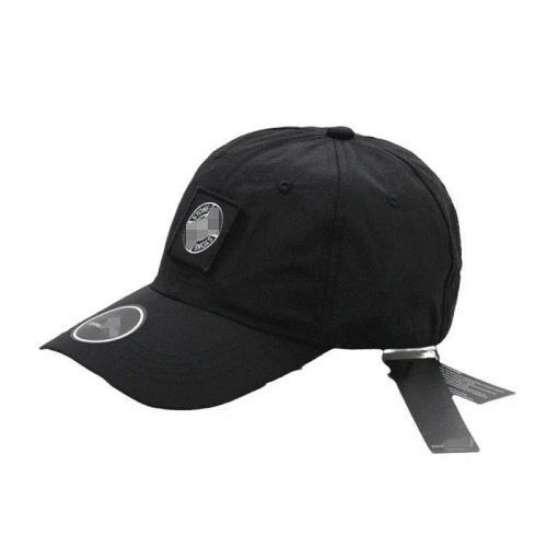 Stone Island Nylon Metal Baseball Cap Black