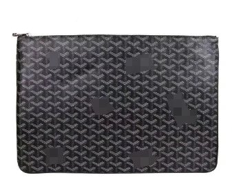 Goyard Senat MM Classic Pouch Black