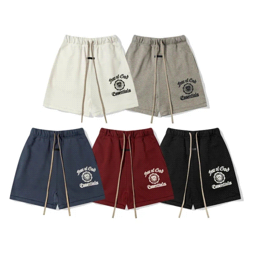 Fear of God FOG Essentials Graphic Streetwear Shorts Multicolor