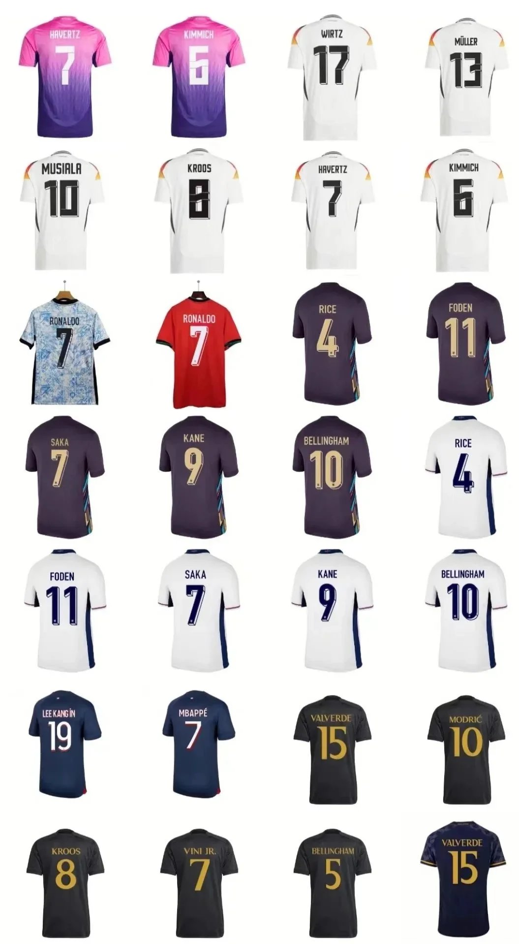 Adidas National Team Soccer Jersey Football Jersey Multicolor