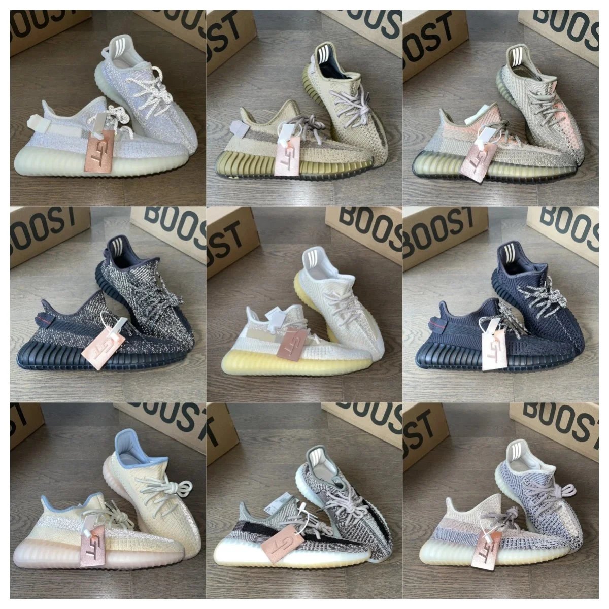 Adidas Yeezy Boost 350 V2 Sneakers Comfortable Casual Shoes Multicolor