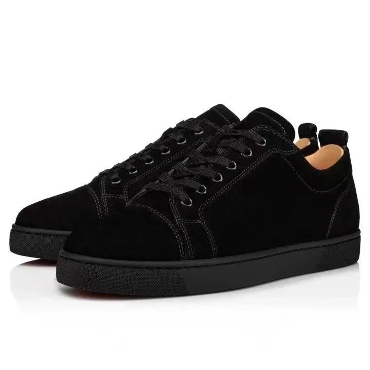 Black suede