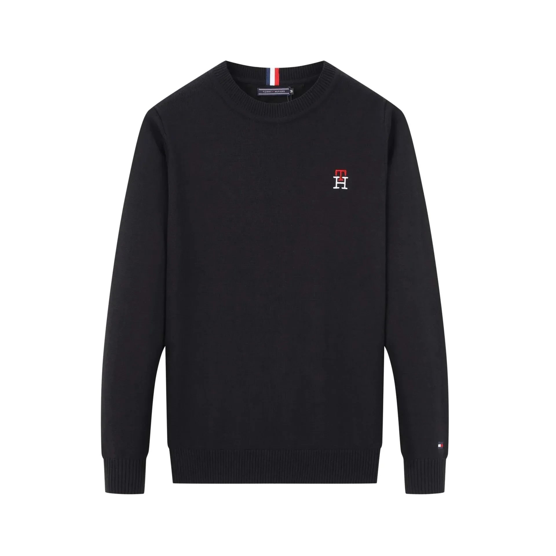 Black crew neck