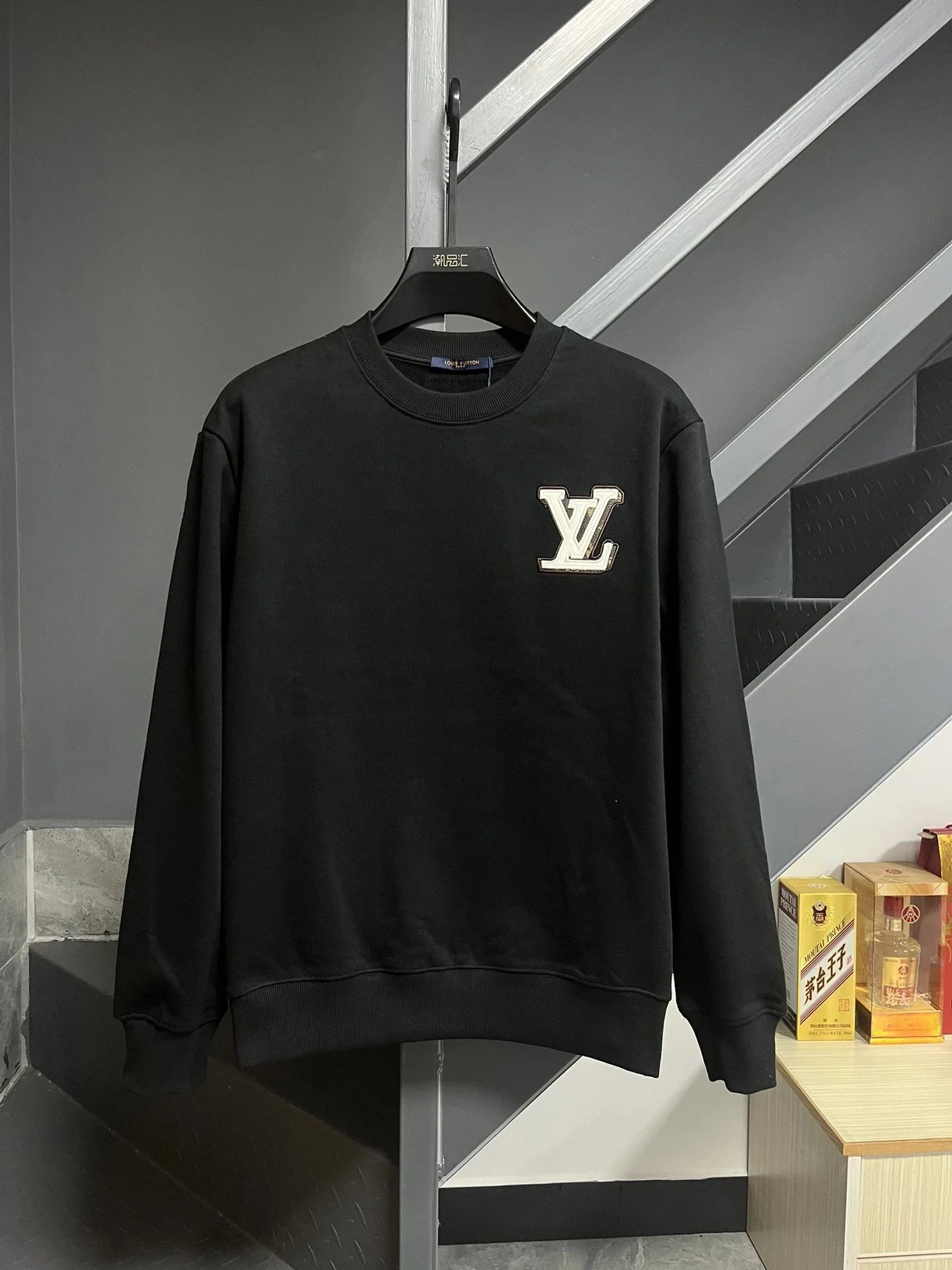 经典logo贴皮绣-黑色 经典logo贴皮绣-黑色