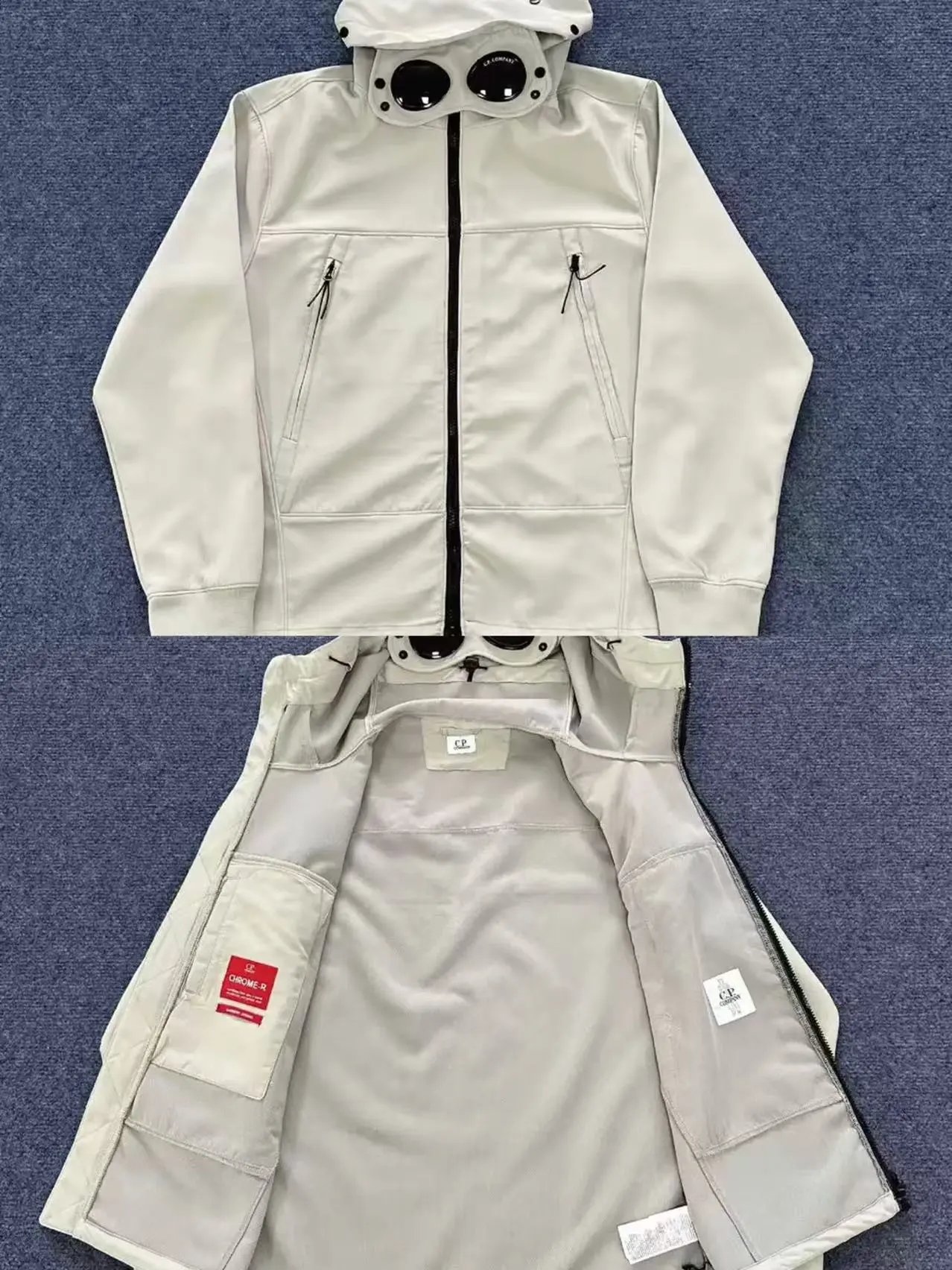 冲锋衣-浅灰色 冲锋衣-浅灰色