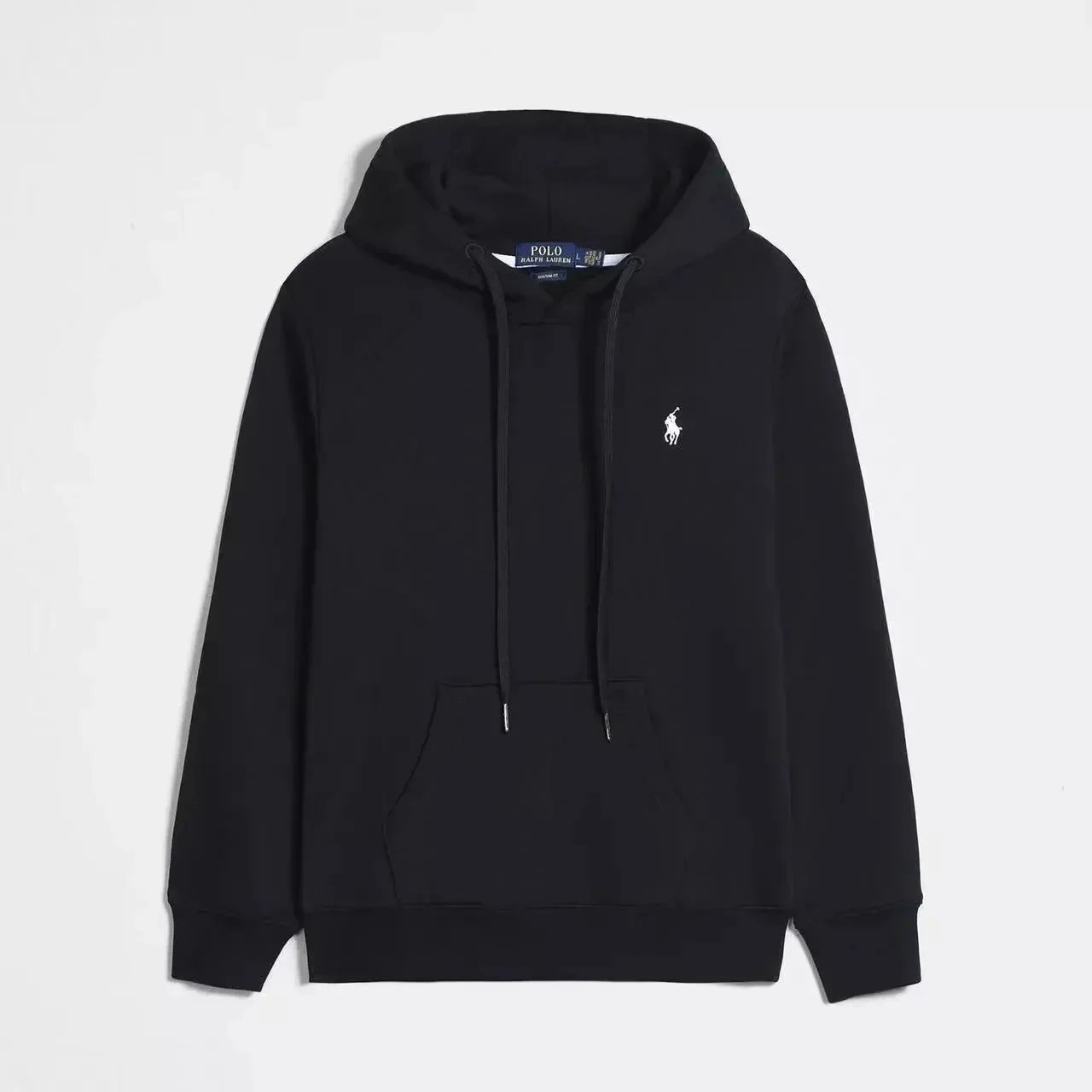 黑色白标套头卫衣*Top quality 黑色白标套头卫衣*Top quality