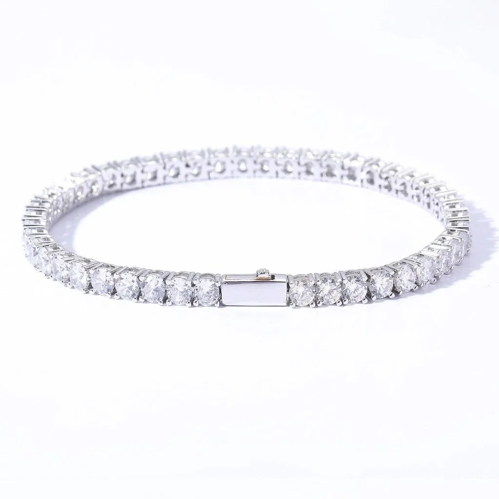 5mm-zircon-silver-tennis chain 5mm-zircon-silver-tennis chain