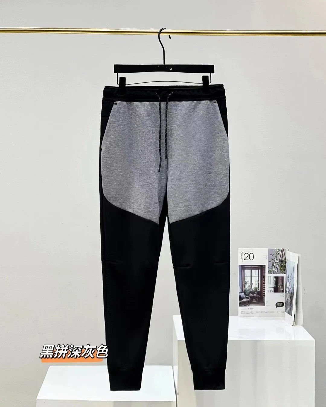 黑拼深灰 黑拼深灰