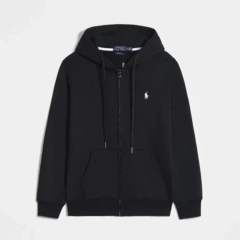 Hoodies black(white logo)zipper Hoodies black(white logo)zipper