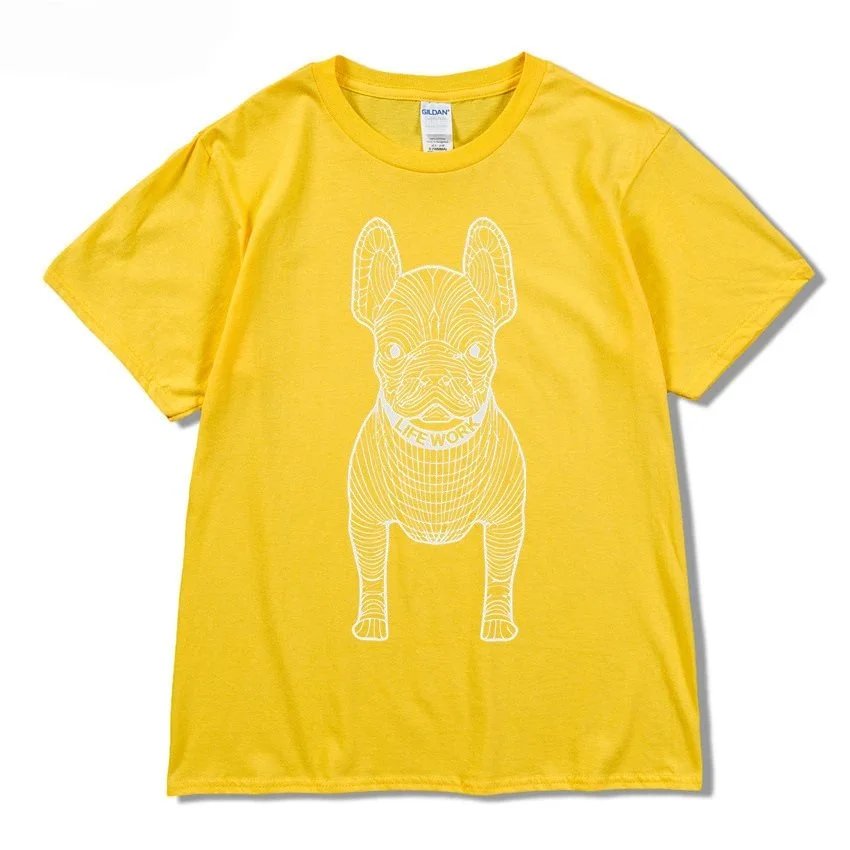 Yellow with white lettering Yellow with white lettering